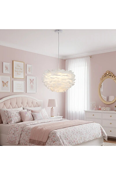 Humer Modern chandelier, white, elegant design, soft and comfortable lighting...