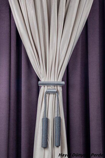 Hayal Dünyası Orta Bağlama Özel Yapım İp Sargı Perde Bağı Braçol Perde Aksesuarı