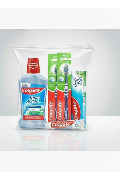 Colgate 3'lü Ağız Bakım Seti