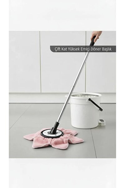 siriustex Mop Ucu – Mega Boy Yuvarlak Paspas Yedek Ucu | Çizmez & Sessiz Temi...