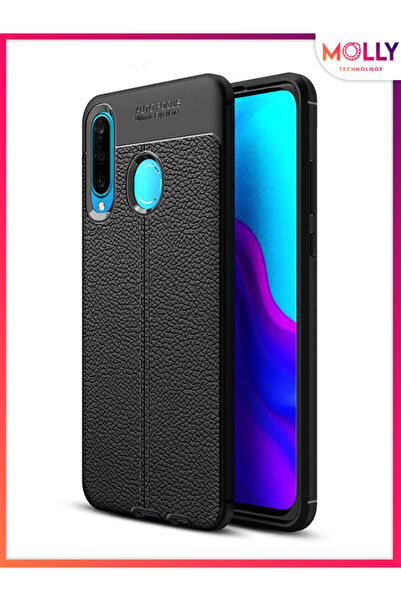 Molly Black Der Leather-Look Is Silicone Case for Huawei P30 Lite
