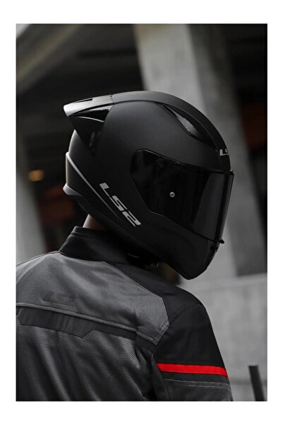 LS2 RAPİD MAT SİYAH KASK ŞEFFAF VİZÖR