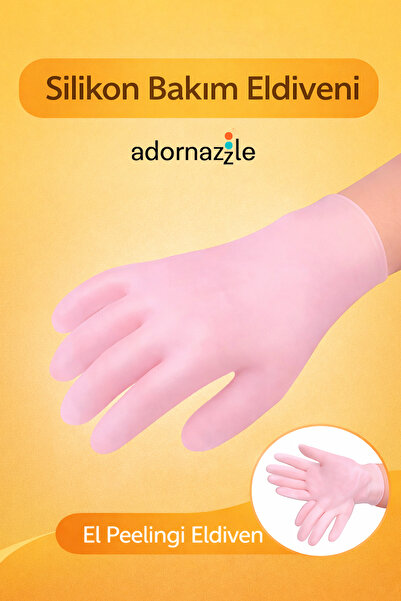 adornazzle Silikon Bakım Eldiveni, Yoğun Nemlendirici Eldiven, El Peelingi El...