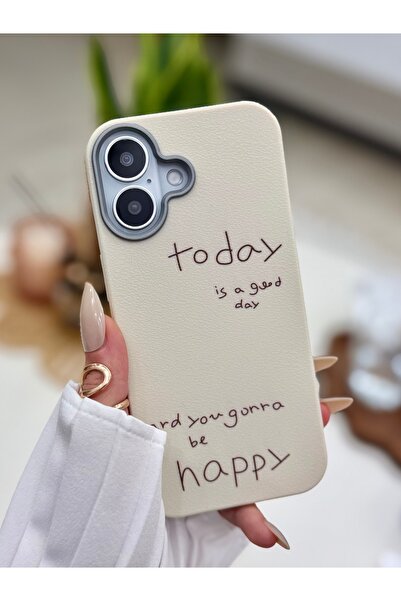 Go Aksesuar iPhone 17 Compatible Leather Plated Flexible Silicone Case with T...