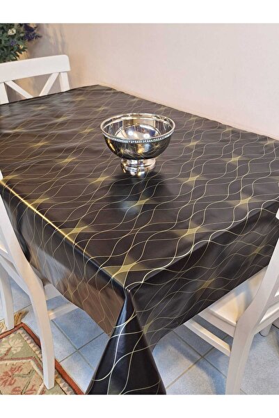 Başak Ev Tekstili Fiber Pvc Tablecloth – Modern, Durable, Wipeable, and Styli...