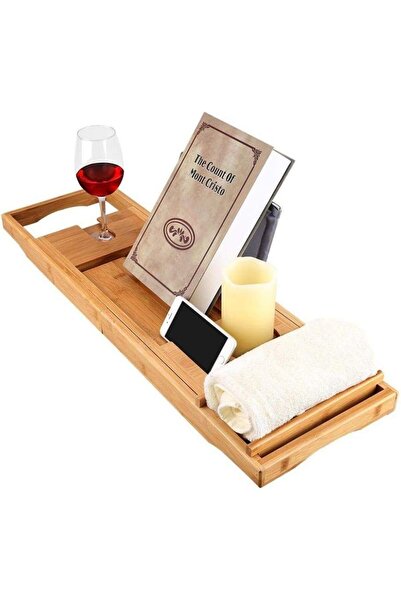 Other Bamboo Bathtub Tray with Extendable Sides