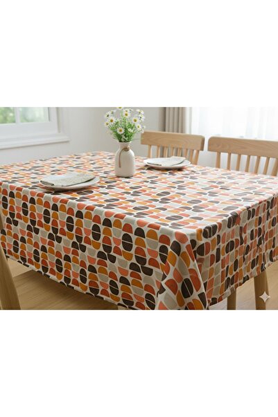 Taç Zorluteks Patterned 100% Cotton Fabric Tablecloth 140X240 cm