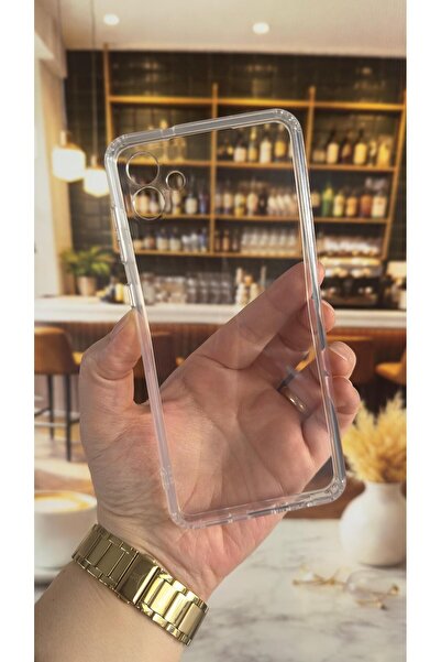 Vip Case غطاء شفاف متوافق مع سامسونج A04 مع حماية للكاميرا وامتصاص للصدمات