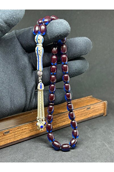 SanGümüş Ateş kehribar tesbih