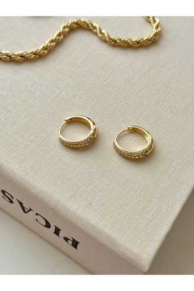 YOUES JEWELRY 316l Çelik CM VİP Seri 14 K Altın Renk Lüx Renk Gold VIP Seri P...