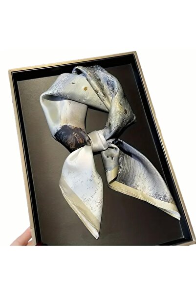 Accessories Hei Beige Women's Figure Patterned Stylish Silk-Look Women's Acce...