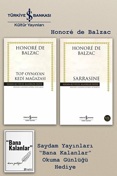 TÜRKİYE İŞ BANKASI KÜLTÜR YAYINLARI Top Oynayan Kedi Mağazası & Sarrasine| Ho...