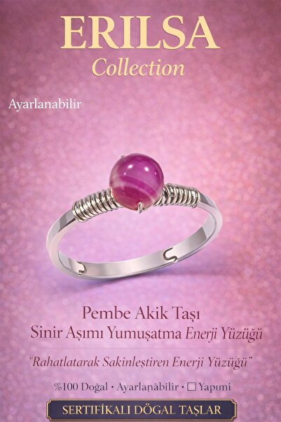 Erilsa Certified Nerve Overload Softening Energy Ring – Crab Fish Scales with...