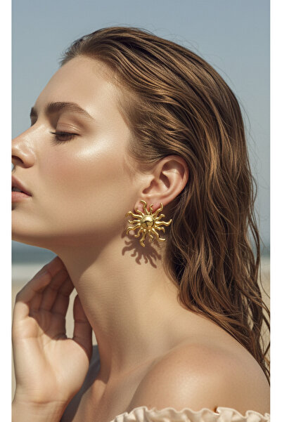 ringbox Gold Sun Earrings
