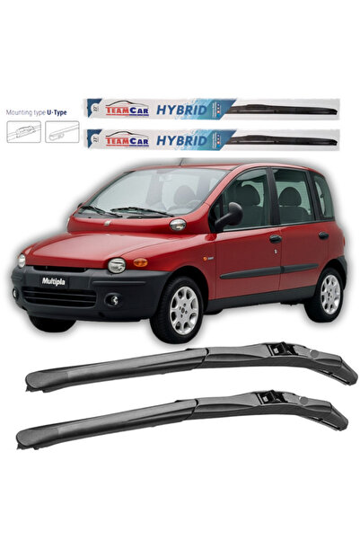 TEAMCAR Ștergătoare parbriz Fiat Multipla (186) 1999-2005 Hibrid față set