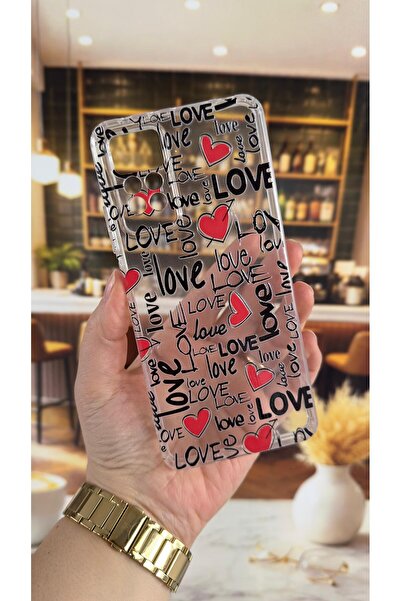 Vip Case حافظة شفافة لهاتف Redmi Note 11 Pro وNote 12 Pro 4G-Love مع نمط كتاب...