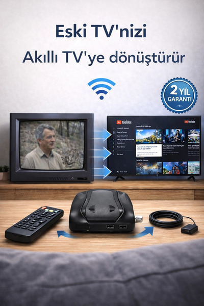 Terrien WiFi YouTube Dijital Uydu Alıcısı – 1080P Full HD, HDMI & USB, Tüm TV...
