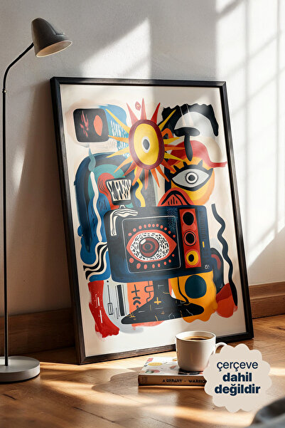 Persona Istanbul Artificial Collection Evrenin Gözü - Neo-Ekspresyonist Poste...