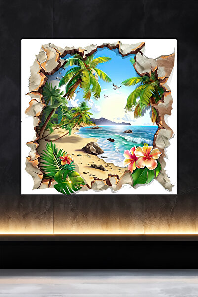 Lucena Pictură metalică Hole Collection pe perete - Kumsal 4