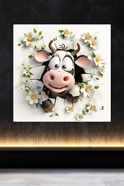 Lucena Pictură metalică Colecția Hole in the Wall - Vaca 4