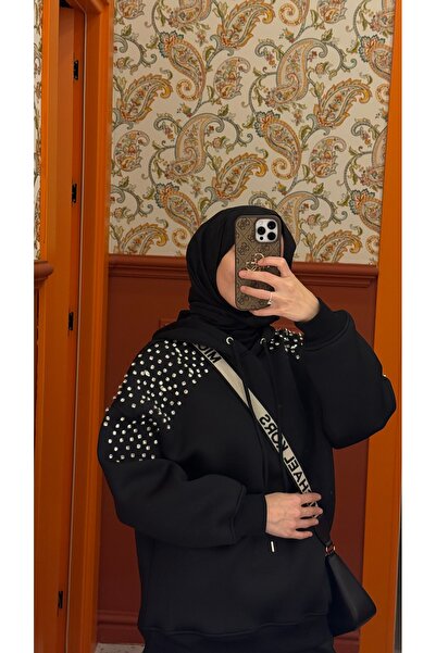 laviezey Scuba Taşlı Kapüşonlu Sweatshirt