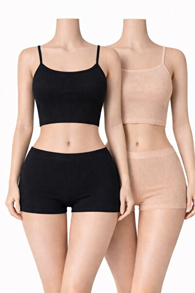 belpa Stretch Fabric Women's Mini Shorts, Women's Boxers, Women's Underwear B...