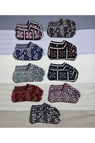 HAVVA HOME Kadın Patik Karışık Standart Kalıp Çeyizlik Bohçalık Hediyelik