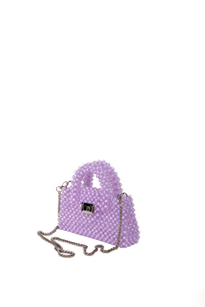 Siena Shoes Double Handle Women's Special Design Stone Handbag Lilac