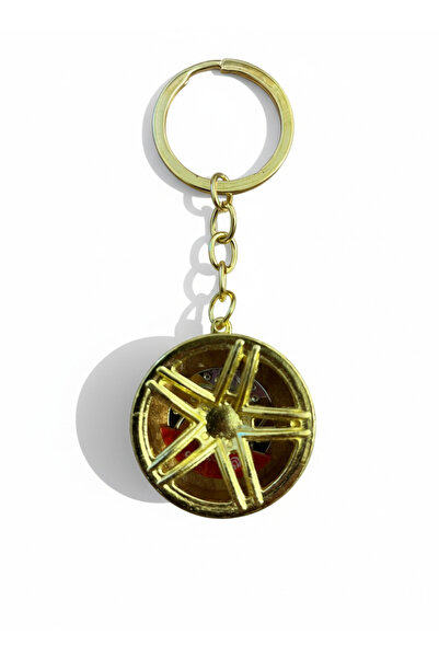 BURUCRAFT Dönen Disk Metal Jant Anahtarlık