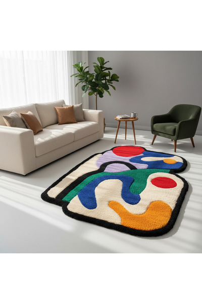 Pufero Nuvola El Yapımı Tasarım Halı & Dekor