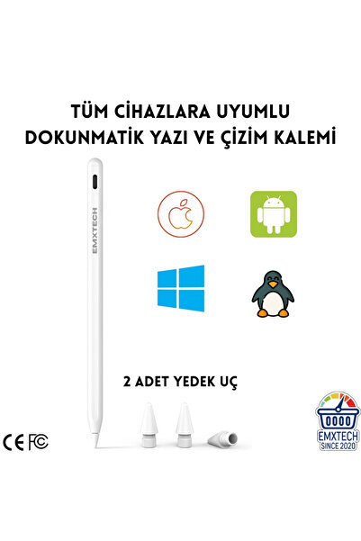 EMXTECH Tüm Cihazlara Uyumlu Tablet ve Telefon Yazı ve Çizim Kalemi İos/Andor...