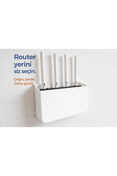 justone Duvara Monte Router Tutucu – Modem Router Düzenleyici Organizer