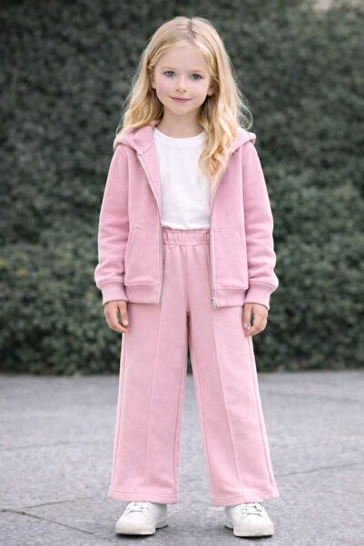 BEBEĞİME ÇORAP Girl's Green Tracksuit Set