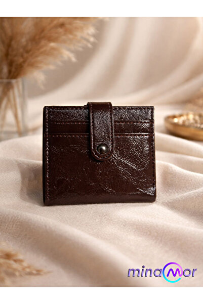 Minamor محفظة جلدية صناعية نسائية