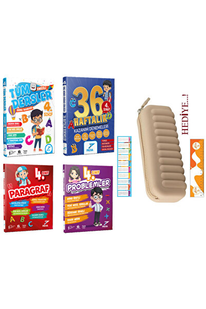 Pruva Akademi 4. Sınıf Tüm Dersler Emojili+Problemler+Paragraf Soru Bankaları...