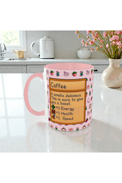 ALPŞAN TİCARET Stardew Valley Coffee Designed Ceramic Mug – Special Coffee Cu...