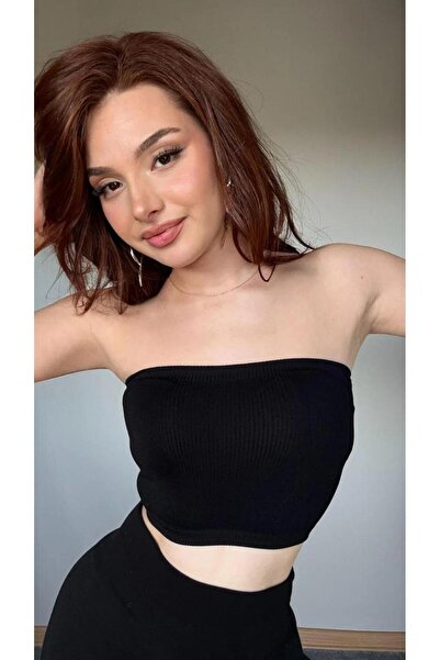 CİHANGİR BUTİKA Straplez Fitilli Örme Büstiyer