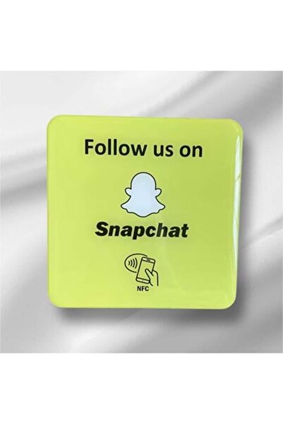 ceneric Snapchat Epoxy NFC Sticker