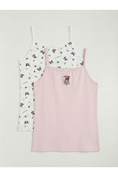 LC Waikiki Kuromi Printed Girls' Undershirt 2-Pack for Style Seekers from Uzg...