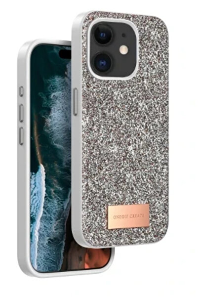 cepmoda غطاء/حافظة فاخرة بتصميم فضي لامع لهاتف آيفون 11 - ذهبي