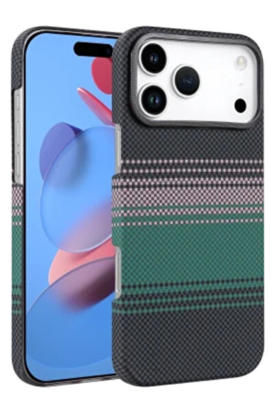 cepmoda غطاء/حافظة من الألياف الصلبة الرقيقة من iPhonE '17 PRO MAX' VEGA - أخضر