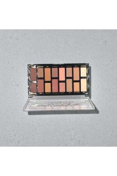 real beauty 15-Color Earthy Eyeshadow Palette