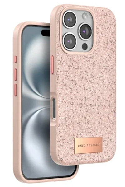 cepmoda iPhone “16 Pro Max” Bright Silvery Luxury Design Elite Cover/Case - Pink