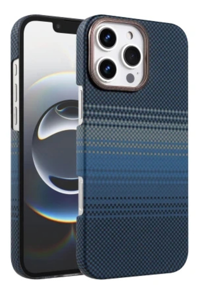 cepmoda iPhone “16 Pro Max” Vega Magsafe Thin Hard Fiber Cover/Case - Blue