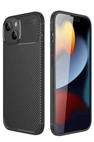 cepmoda iPhone “13 & 14” Carbonfocus Phone Case - Carbon Design, Silicone Cov...