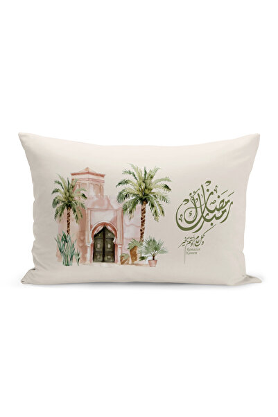 Bertille Home غطاء وسادة مطبوع رقميًا مزدوج الجوانب من سلسلة رمضان (غطاء سرير...