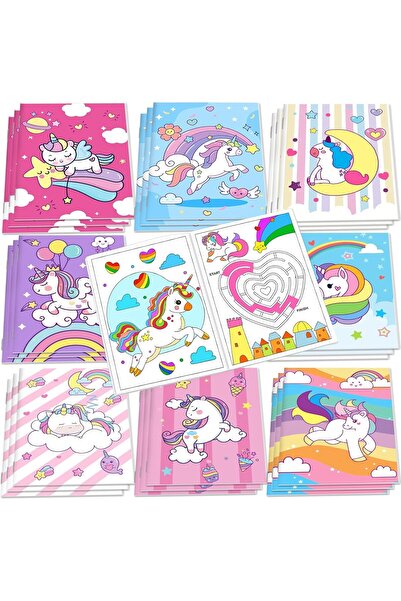 Generic 24 Pieces of Unicorn Coloring Books for Kids