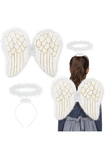 KASTWAVE Angel Costume Accessories Set for Kids