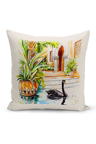 Bertille Home Ramadan Series Double Sided Digital Printed Throw Pillow Case (...