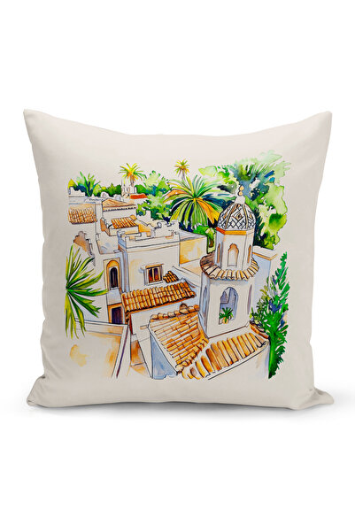 Bertille Home Ramadan Series Double Sided Digital Printed Throw Pillow Case (...